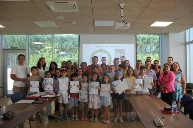 Muğla'da yaz tatili çocuklar için sanatla renklendi
