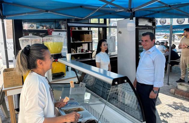 Kaymakam Topaca’dan esnaf ziyareti