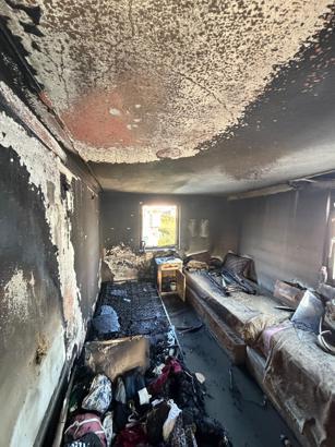 Serik’te otel işçilerinin kaldığı villada yangın