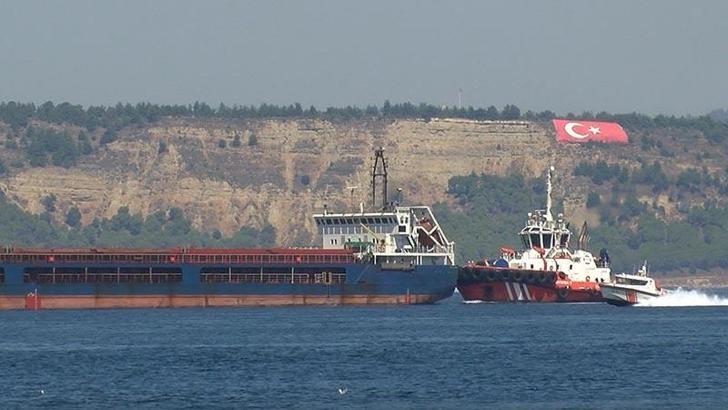 Çanakkale Boğazı’nda gemi arızası