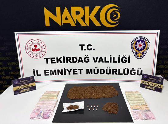 Tekirdağ'da uyuşturucu operasyonunda 8 tutuklama