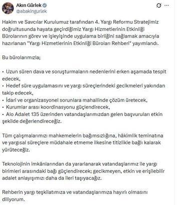 'Yargı Hizmetlerinin Etkinliği Büroları Rehberi' yayımlandı