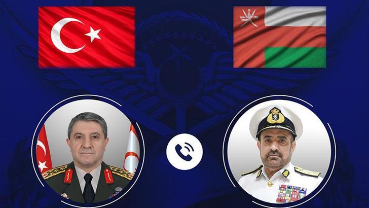 Genelkurmay Başkanı Orgeneral Bayraktaroğlu, Ummanlı mevkidaşı Al-Raisi ile telefonda görüştü