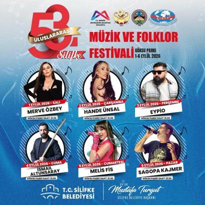53'üncü Uluslararası Silifke Müzik ve Folklor Festivali için geri sayım başladı