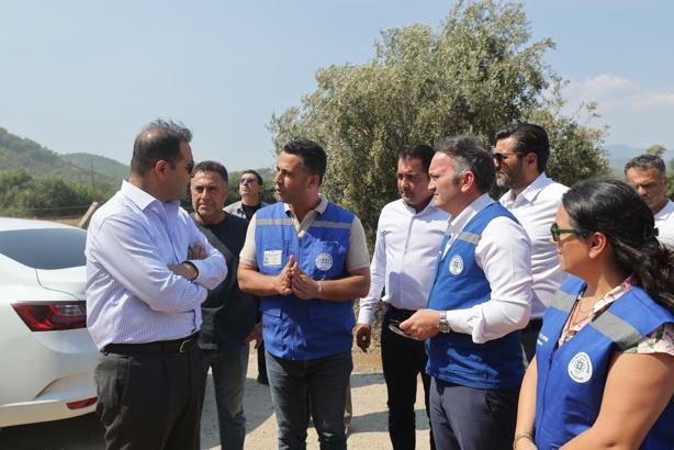 Milas ve Yatağan'daki yatırımları yerinde inceledi
