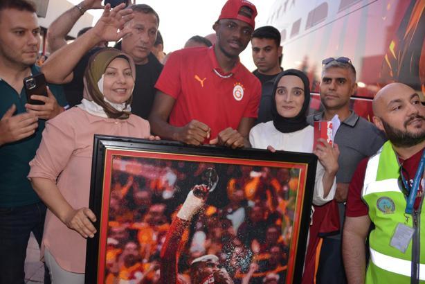Galatasaray kafilesi Erzurum'da