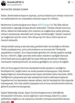 Bitlis'te Ahıska Türkleri için yapılan kalıcı konutların teslimine başlandı