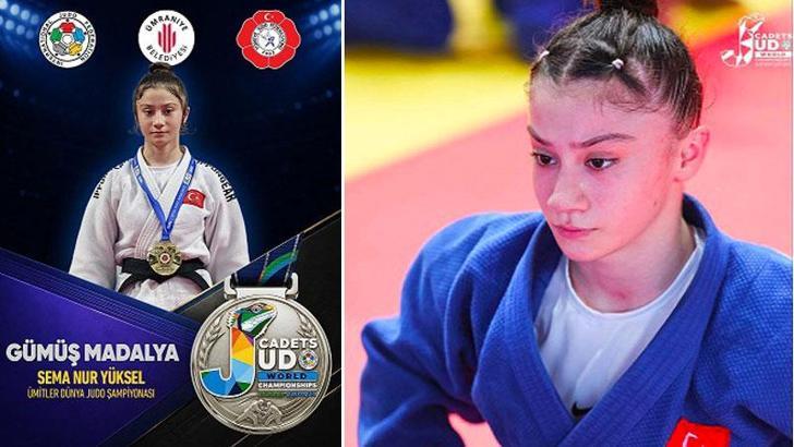 Ümitler Dünya Judo Şampiyonası’nda Sema Nur Yüksel dünya ikincisi oldu