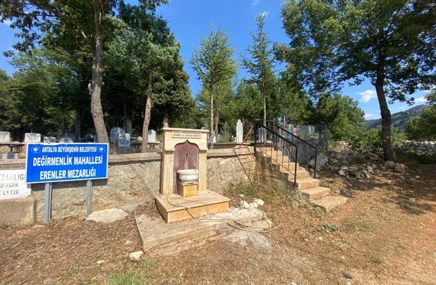 Büyükşehir’den Akseki mezarlıklarında kapsamlı çalışma