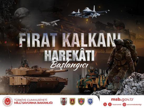 MSB'den Fırat Kalkanı Harekatı'nın 10'uncu yıl dönümü mesajı