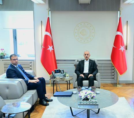 Bakan Uraloğlu, ASELSAN Genel Müdürü Akyol'u kabul etti