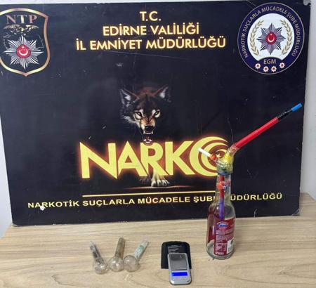 Edirne'de NARKOTİM'in uyuşturucu operasyonunda 1 tutuklama