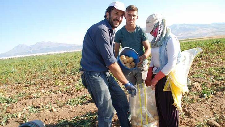 Niğde'de kilosu 25 liradan satılan patates, üreticinin yüzünü güldürdü