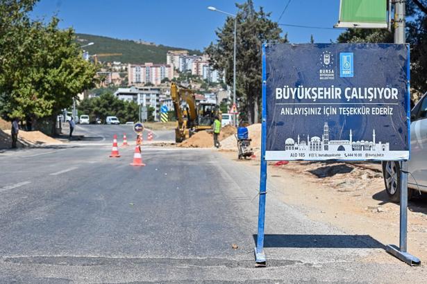 Büyükşehir Orhangazi’de altyapıyı yeniliyor