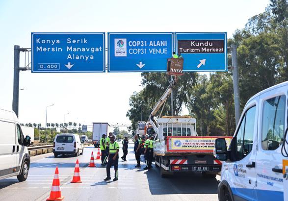 Antalya’nın yolları, COP31 İklim Zirvesi’ne hazırlanıyor