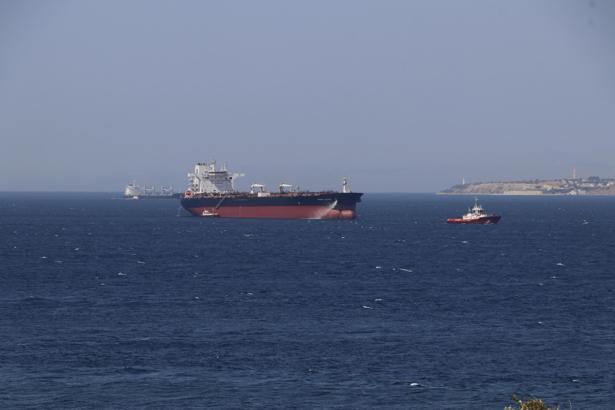 Çanakkale'de tanker arızası