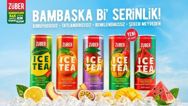 Züber, Ice Tea portföyüne iki yeni çeşit daha ekledi