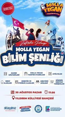 Yıldırım Belediyesi’nden ‘Zaferden Geleceğe: Molla Yegan Bilim Şenliği’