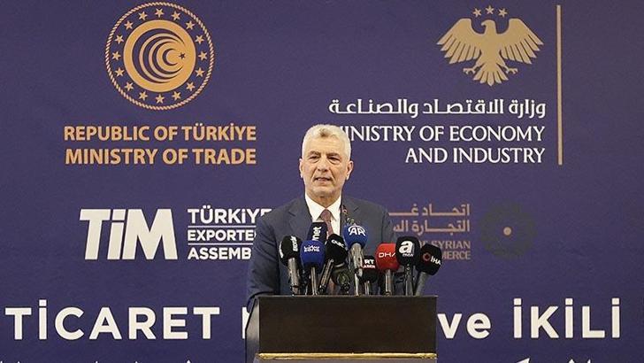 Bakan Bolat: Türkiye-Suriye ticaretinde hedef 10 milyar dolar
