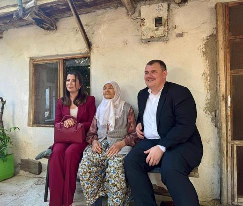 Kaymakam Yılmazer’den şehit ailesine ziyaret