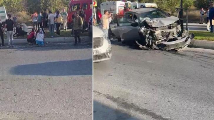 Sultangazi'de cip park halindeki hafriyat kamyonuna çarptı: 3'ü çocuk 6 yaralı