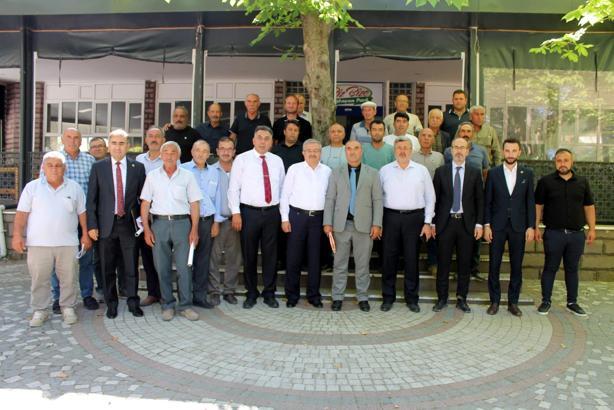 AK Partili vekiller vatandaşlar ve muhtarlarla buluştu
