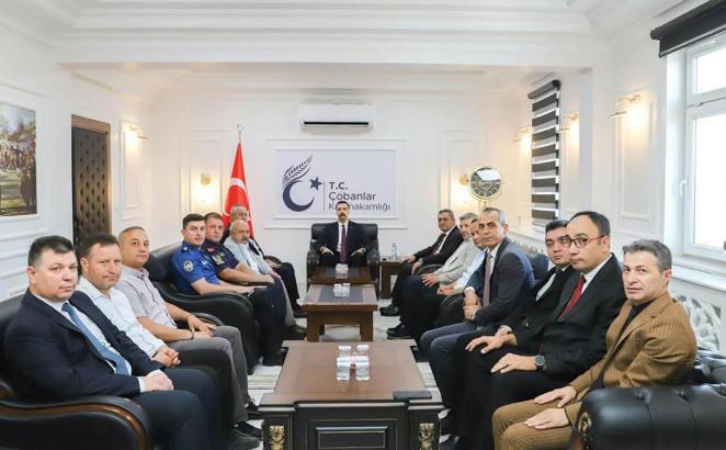 Çobanlar Kaymakam Vekili Ömer Nergiz göreve başladı