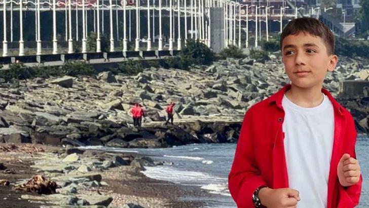 Rize'de denizde kaybolan çocuğun cansız bedenine ulaşıldı