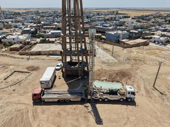 Mardin’de içme suyu altyapısı, sondaj kuyusuyla güçleniyor