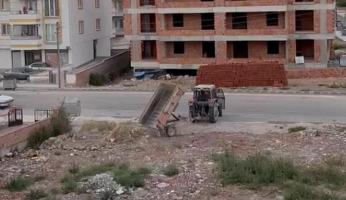 Arsaya döktüğü atıklar kendisine temizlettirilip para cezası uygulandı