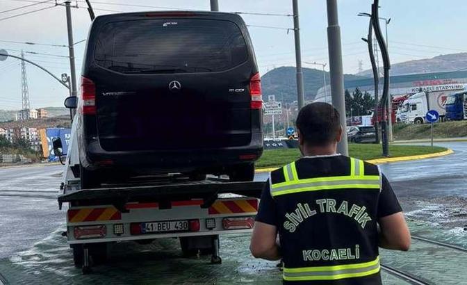 Korsan taşımacılık yapan sürücüye 100 bin TL ceza