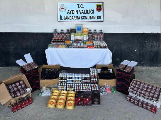 Aydın’da kaçak alkol ve cinsel gücü artırıcı hap operasyonu; 2 gözaltı
