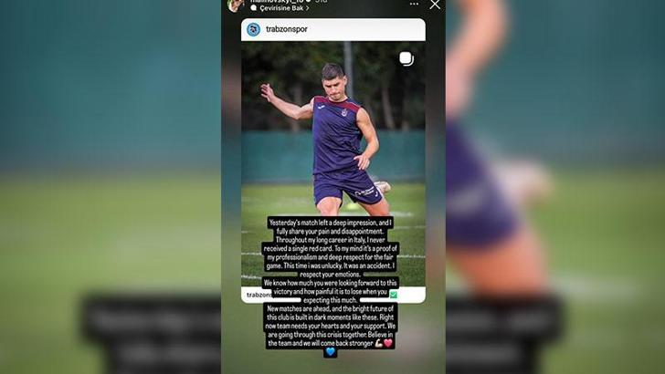 Malinovskyi’den Trabzonspor taraftarına birlik çağrısı
