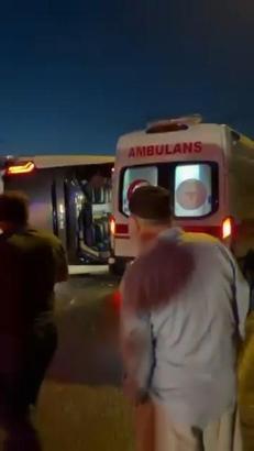 Büyükçekmece’de servis otobüsü devrildi: 18 yaralı