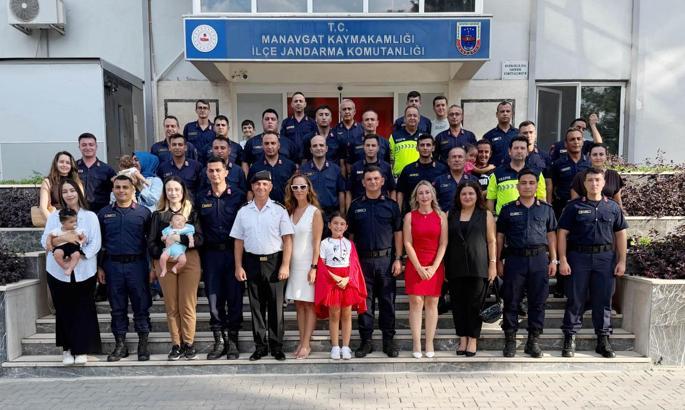 Manavgat jandarmada rütbe terfi heyecanı