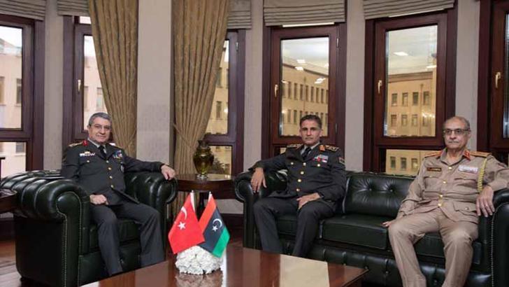 Genelkurmay Başkanı Orgeneral Bayraktaroğlu, Libyalı mevkidaşı Al-Namroush ile bir araya geldi
