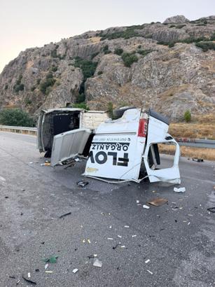 Burdur'da kaza: 2 yaralı