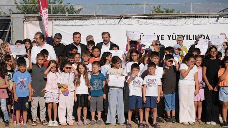 Gürsu’da yaz kurslarında 600 çocuk yüzme öğrendi