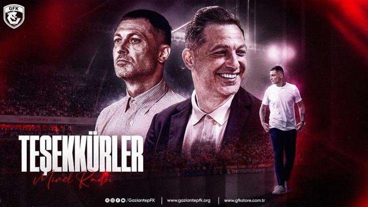 Gaziantep FK’da Mirel Radoi ile yollar ayrıldı