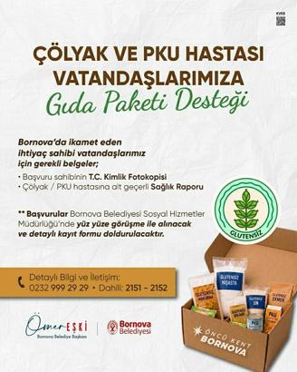 Bornova'da özel beslenme gereksinimi duyanlara destek