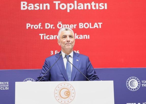 Bakan Bolat: Yıllıklandırılmış ihracatımız Cumhuriyet tarihimizin en yükseği oldu