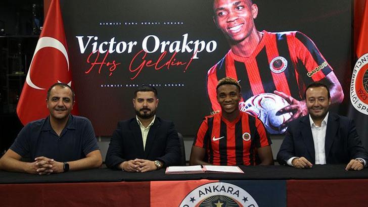 Gençlerbirliği, Victor Orakpo’yu kiralık olarak kadrosuna kattı