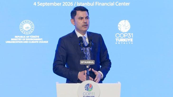 Bakan Kurum: İklim meselesinde daha güçlü, daha cesur, daha somut siyasi irade ortaya koymanın zamanı geldi