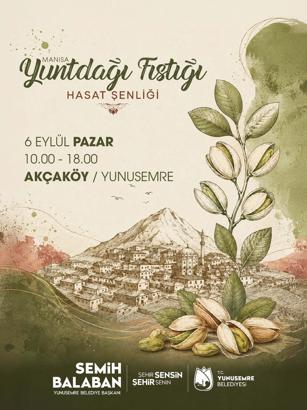 Yuntdağı Fıstığı Hasat Şenliği Akçaköy'de düzenlenecek