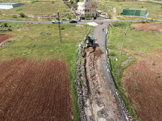 Mardin’de 5 bin 100 metrelik atık su döşeme çalışması tamamlandı