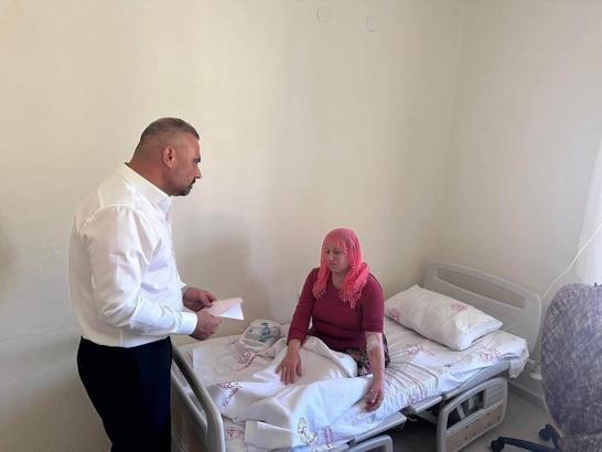 Başhekim Deliktaş’tan Güzeloluk ve Harfilli’de hasta ziyareti
