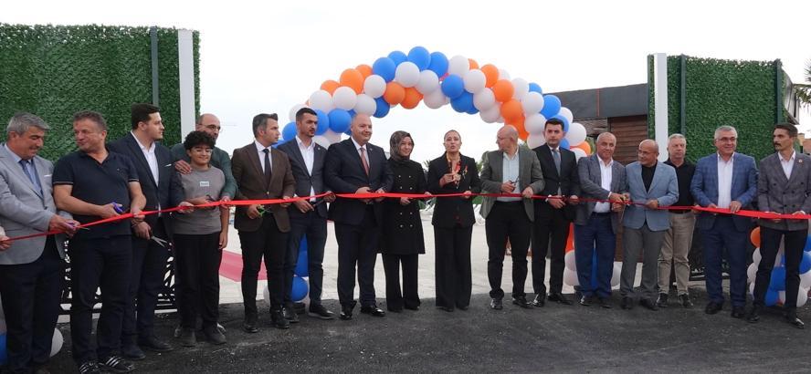 Spor kompleksi ve aquapark açıldı