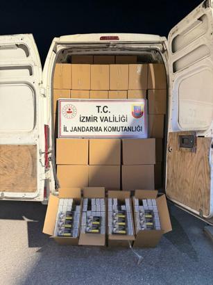 Minibüste 2,6 milyon bandrolsüz boş makaron ele geçirildi