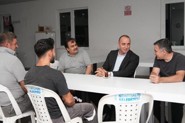 Başkan Kotan'dan personele akşam ziyareti