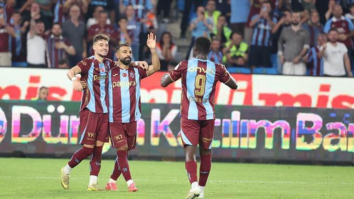 Trabzonspor'dan 5 gollü galibiyet